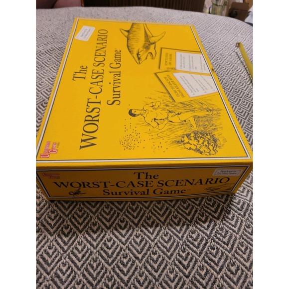 The Worst Case Scenario Survival Board Game 2001 University Games Complete. Open - Picture 5 of 16